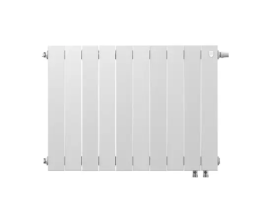Royal Thermo PianoForte 500/Bianco Traffico х4 VD, Количество секций (шт): 4, Межосевое расстояние (мм): 500, Подключение: Нижнее, - 2