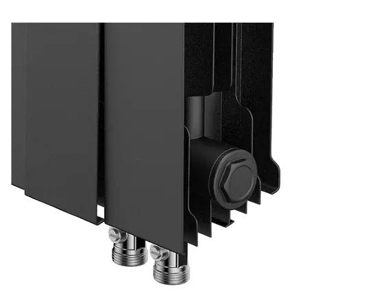 Royal Thermo PianoForte 500/Noir Sable х10 VD, Количество секций (шт): 10, Межосевое расстояние (мм): 500, Подключение: Нижнее, - 4