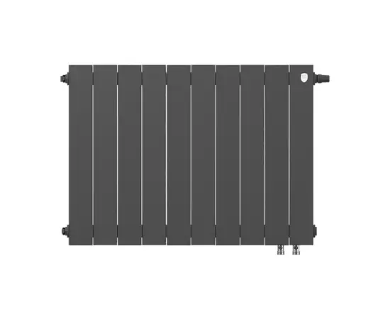 Royal Thermo PianoForte 500/Noir Sable х12 VD, Количество секций (шт): 12, Межосевое расстояние (мм): 500, Подключение: Нижнее, - 2