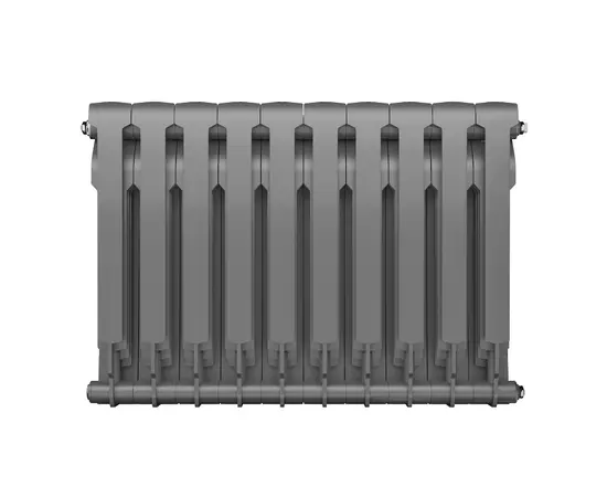 Royal Thermo BiLiner 500 Silver Satin х4, Количество секций (шт): 4, Межосевое расстояние (мм): 500, Подключение: Боковое, - 3