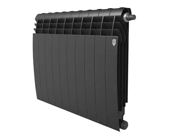 Royal Thermo BiLiner 500 Noir Sable х10 VD, Количество секций (шт): 10, Межосевое расстояние (мм): 500, Подключение: Нижнее