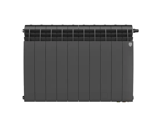 Royal Thermo BiLiner 500 Noir Sable х10 VD, Количество секций (шт): 10, Межосевое расстояние (мм): 500, Подключение: Нижнее, - 2