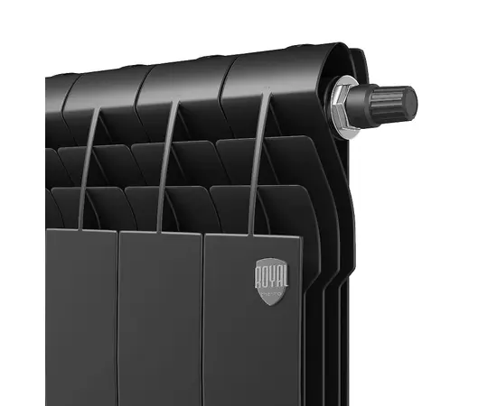 Royal Thermo BiLiner 500 Noir Sable х8 VD, Количество секций (шт): 8, Межосевое расстояние (мм): 500, Подключение: Нижнее, - 4