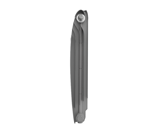 Royal Thermo BiLiner 500 Silver Satin х6 VD, Количество секций вариация радиаторы: 6, Межосевое расстояние (мм): 500, Подключение: Нижнее, Цвет: Серый, - 5