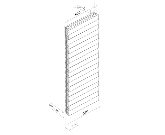 Royal Thermo PianoForte Tower/Silver Satin x18, Количество секций вариация радиаторы: 18, Цвет: Серый, - 4
