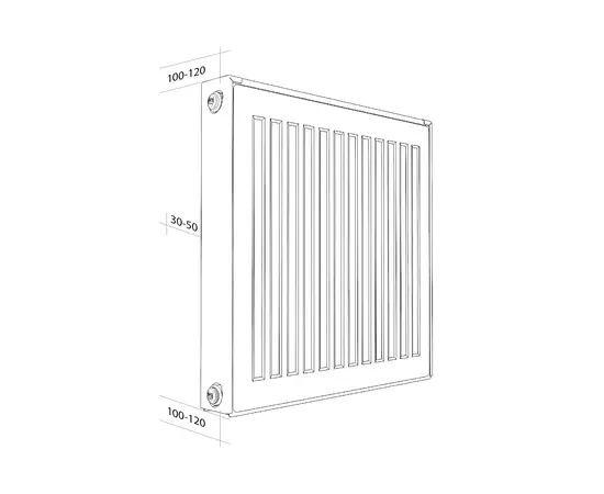 Royal Thermo C22-500-700 белый, Высота (мм): 500, Ширина (мм): 700, - 2