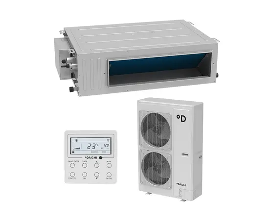 Daichi DA160ALHS1R/DF160ALS3R, Рекомендуемая площадь и мощность: 160 м² - 16 кВт
