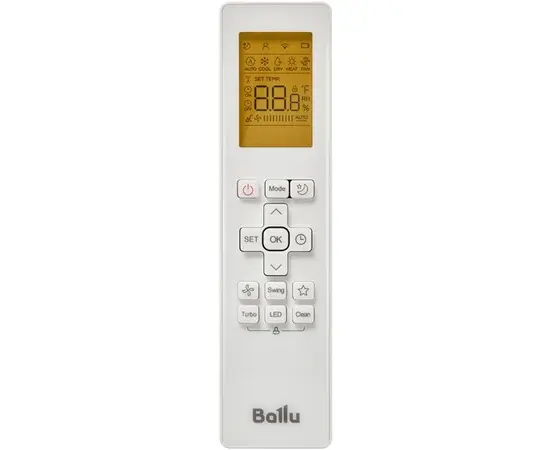 Ballu BSD-18HN1, Рекомендуемая площадь и мощность: 50 м² - 5 кВт, - 8