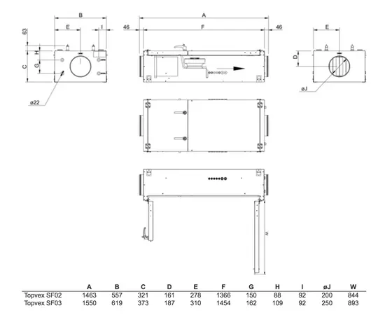 Systemair Topvex SF02 HWL, - 2
