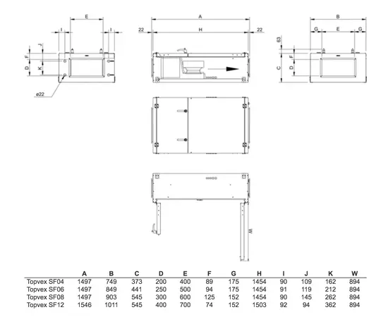 Systemair Topvex SF08 HWH, - 2
