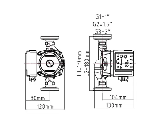 Pumpman STAR 25/4А, Номинальный расход воды (л/мин): 40, Условное проходное сечение (мм): 25, - 2
