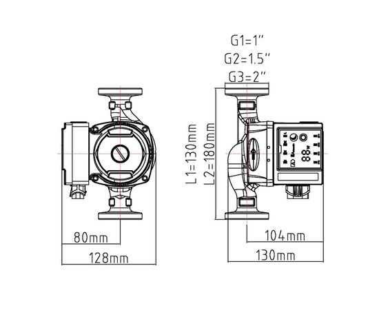 Pumpman STAR 32/4А, Номинальный расход воды (л/мин): 40, Условное проходное сечение (мм): 32, - 2