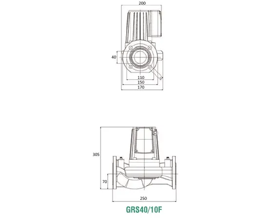 Pumpman GRS 40/10F-M, - 2