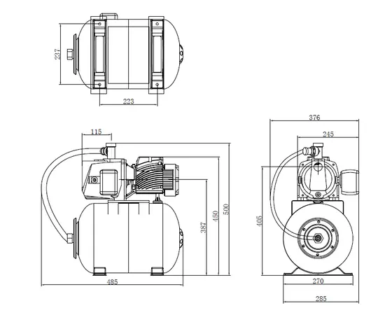 Pumpman ATJET100, Номинальный расход воды (л/мин): 50, - 2