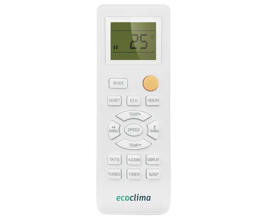 Ecoclima ECW-07GC, Рекомендуемая площадь и мощность: 20 м² - 2 кВт, - 4