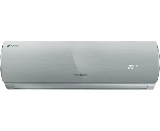 Ecoclima ECW/I-09QCG, Рекомендуемая площадь и мощность: 25 м² - 2,5 кВт, Цвет: Серый, - 2