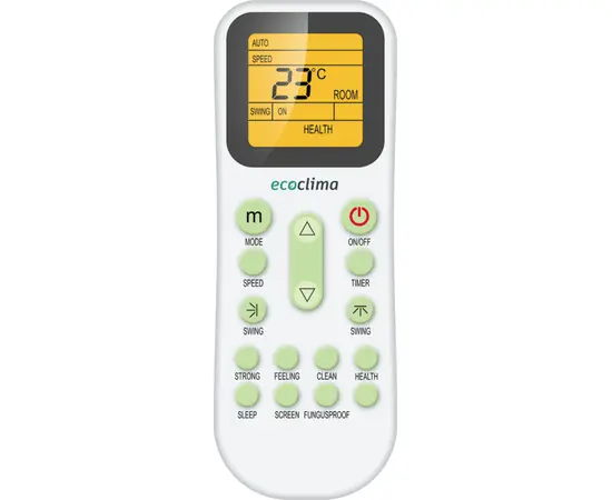 Ecoclima ECLCF-H36/5R1, Рекомендуемая площадь и мощность: 105 м² - 10,5 кВт, - 5