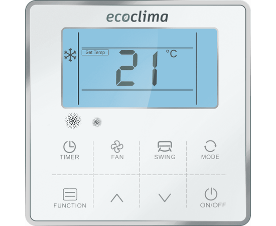 Ecoclima ECLMD-H18/4R1, Рекомендуемая площадь и мощность: 50 м² - 5 кВт, - 4