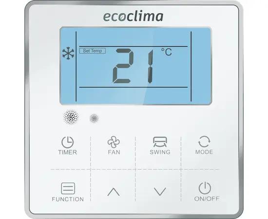 Ecoclima ECLMD-H18/4R1, Рекомендуемая площадь и мощность: 50 м² - 5 кВт, - 4
