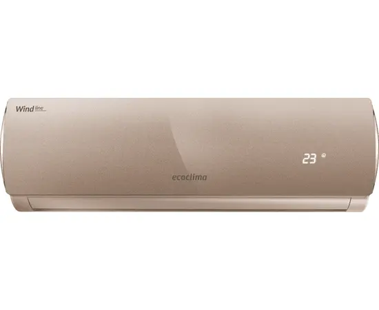 Ecoclima ECW/I-09QCB, Рекомендуемая площадь и мощность: 25 м² - 2,5 кВт, Цвет: Золотой, - 2