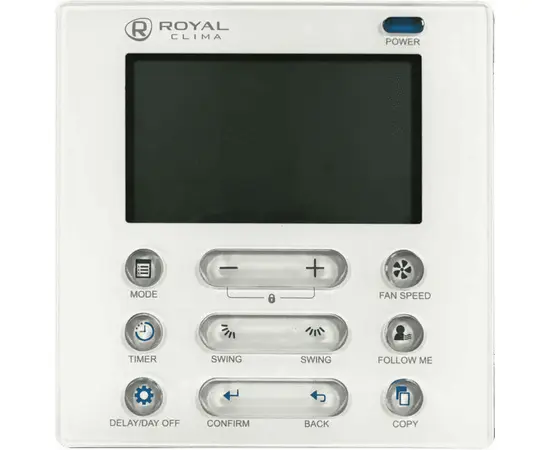 Royal Clima ES-D 48HWX, Рекомендуемая площадь и мощность: 140 м² - 14 кВт, - 5 Royal Clima ES-D 48HWX, Рекомендуемая площадь и мощность: 140 м² - 14 кВт, - 5