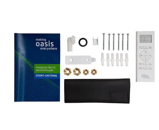 Oasis OX-9I, Рекомендуемая площадь и мощность: 25 м² - 2,5 кВт, - 10
