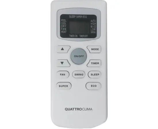 QuattroClima QV-VN09WA/QN-VN09WA, Рекомендуемая площадь и мощность: 25 м² - 2,5 кВт, - 4