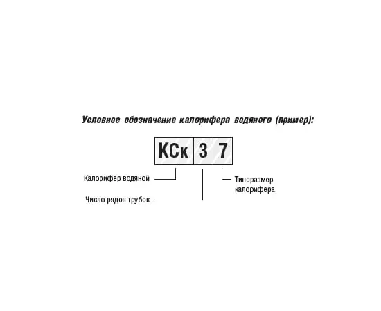 Калорифер КСк 3-3, Мощность: 60 кВт, - 2