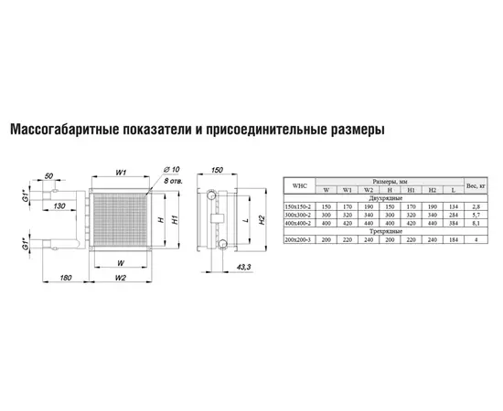 Shuft WHC 300x300-2, Типоразмер (мм): 300х300, - 3