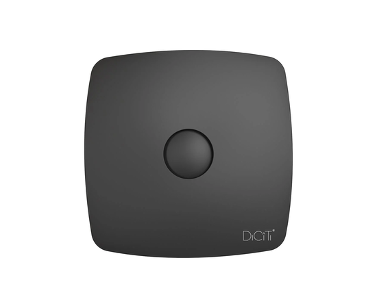 Diciti RIO 4C Matt black, Диаметр: 100 мм, Цвет: Матовый черный, Управление: Выключатель, Датчик влажности, таймер и фотодатчик: Нет