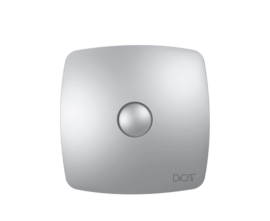Diciti RIO 4C Gray metal, Диаметр: 100 мм, Цвет: Светло-серый, Управление: Выключатель, Датчик влажности, таймер и фотодатчик: Нет