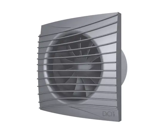 Diciti Silent 4C Dark gray metal, Диаметр: 100 мм, Цвет: Серый, Датчик влажности, таймер и фотодатчик: Нет, - 2