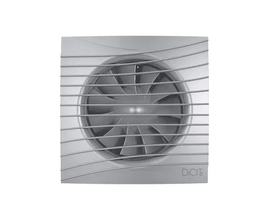 Diciti Silent 4C Gray metal, Диаметр: 100 мм, Цвет: Светло-серый, Датчик влажности, таймер и фотодатчик: Нет