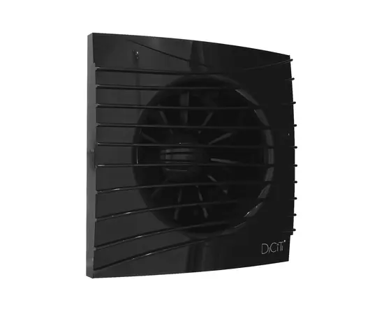 Diciti Silent 4C Obsidian, Диаметр: 100 мм, Цвет: Чёрный, Датчик влажности, таймер и фотодатчик: Нет, - 2