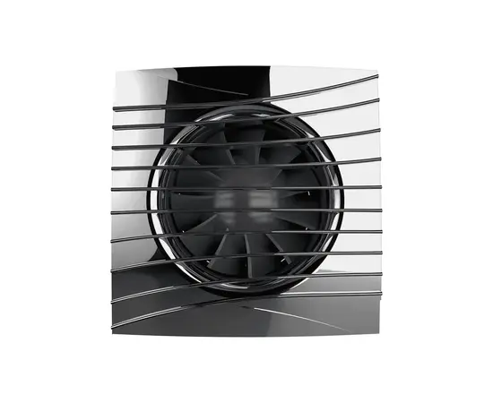 Diciti Silent 5C Chrome, Диаметр: 125 мм, Цвет: Серебристый, Датчик влажности, таймер и фотодатчик: Нет