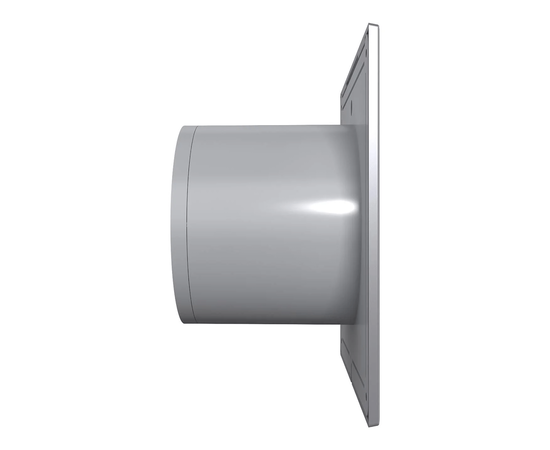 Diciti Slim 5C Gray metal, Диаметр: 125 мм, Цвет: Светло-серый, Управление: Выключатель, Датчик влажности, таймер и фотодатчик: Нет, - 4