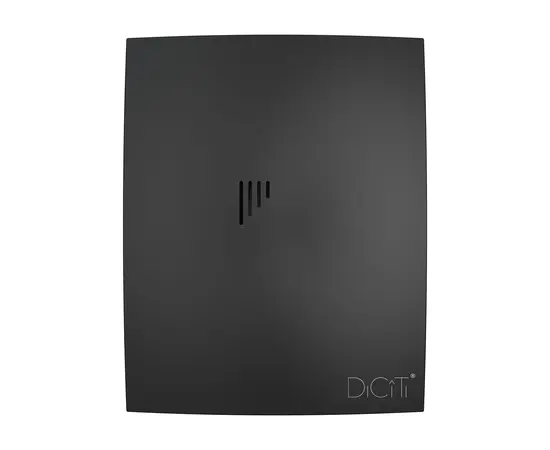 Diciti Breeze 4С Matt black, Диаметр: 100 мм, Цвет: Матовый черный, Управление: Выключатель, Датчик влажности, таймер и фотодатчик: Нет