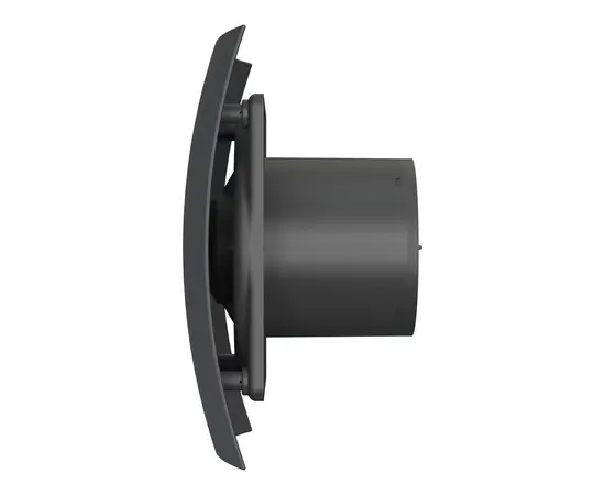 Diciti Breeze 4С Matt black, Диаметр: 100 мм, Цвет: Матовый черный, Управление: Выключатель, Датчик влажности, таймер и фотодатчик: Нет, - 3