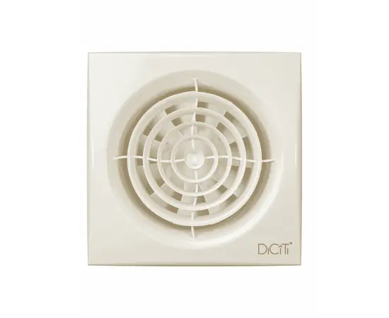 Diciti Aura 4C Ivory, Диаметр: 100 мм, Цвет: Бежевый, Управление: Выключатель, Датчик влажности, таймер и фотодатчик: Нет