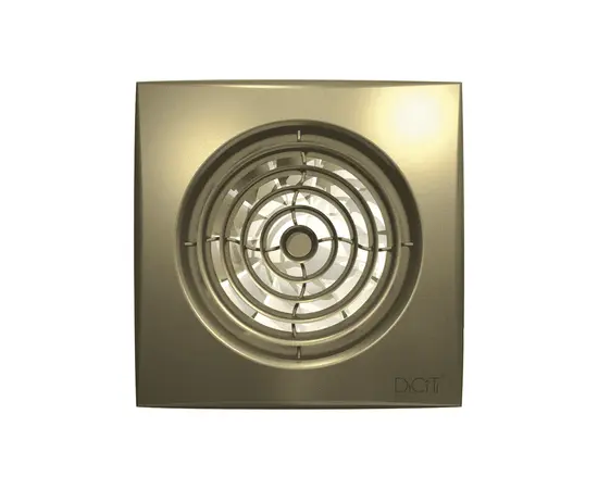 Diciti Aura 4C Champagne, Диаметр: 100 мм, Цвет: Матовый золотой, Управление: Выключатель, Датчик влажности, таймер и фотодатчик: Нет