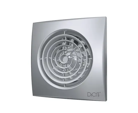 Diciti Aura 4C Gray metal, Диаметр: 100 мм, Цвет: Светло-серый, Управление: Выключатель, Датчик влажности, таймер и фотодатчик: Нет, - 2