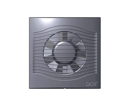 Diciti Slim 4C Dark gray metal, Диаметр: 100 мм, Цвет: Серый, Управление: Выключатель, Датчик влажности, таймер и фотодатчик: Нет