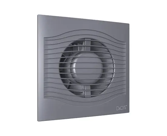 Diciti Slim 4C Dark gray metal, Диаметр: 100 мм, Цвет: Серый, Управление: Выключатель, Датчик влажности, таймер и фотодатчик: Нет, - 2