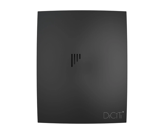 Diciti Breeze 5С Matt black, Диаметр: 125 мм, Цвет: Матовый черный, Производительность (м³/ч): 165, Управление: Выключатель, Датчик влажности, таймер и фотодатчик: Нет