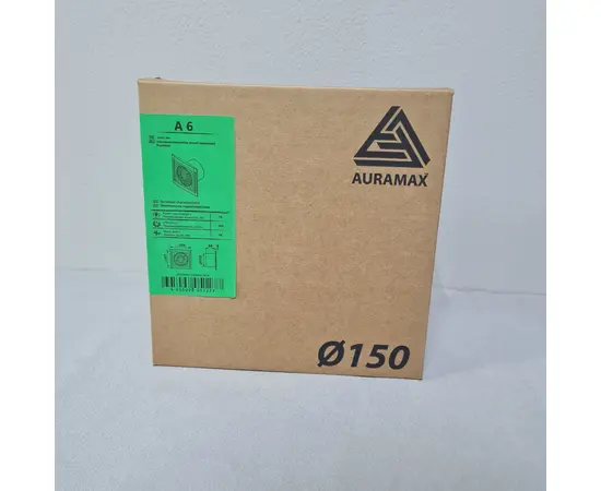 Auramax A 6, Диаметр: 150 мм, Обратный клапан: Нет, Таймер: Нет, Управление: Выключатель, - 10