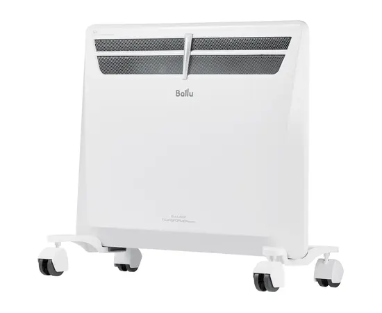 Ballu BEC/EVU-1500-4E с шасси (электронный), Мощность: 1,5 кВт, Блок управления: В комплекте, Тип управления: Электронное, Опора: Ролики
