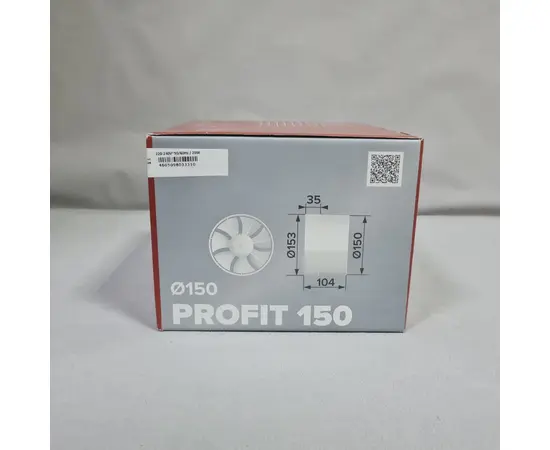 ERA Profit 150 BB, Установка: Вертикальная, Диаметр: 150 мм, Напряжение: 220 В, - 13 ERA Profit 150 BB, Установка: Вертикальная, Диаметр: 150 мм, Напряжение: 220 В, - 13