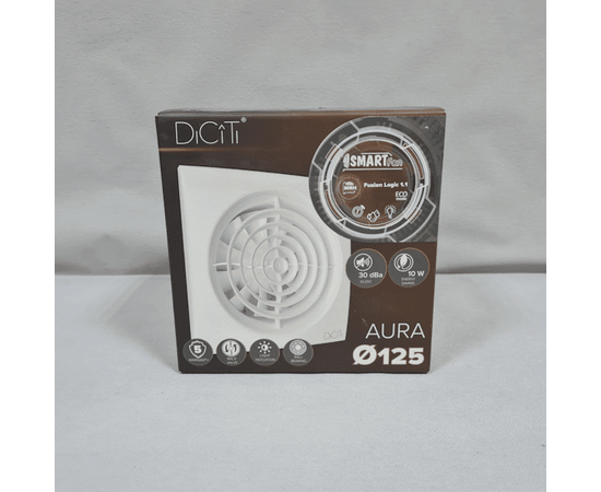 Diciti Aura 5C MRH, Диаметр: 125 мм, Цвет: Белый, Управление: Фототаймер, Датчик влажности, таймер и фотодатчик: Есть, - 16