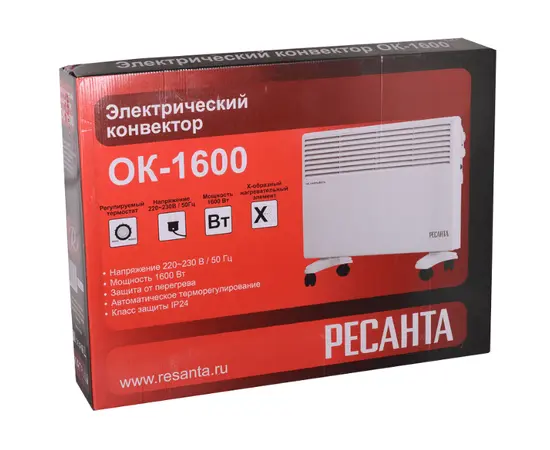 Ресанта ОК-1600, Мощность: 1,6 кВт, - 7
