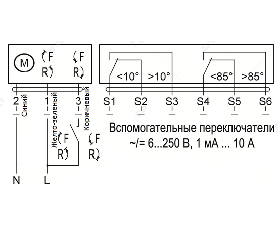 KPNZ-60-300*300-F2-SN-MN220-04, Типоразмер (мм): 300х300, Тип: Однолопаточный, Предел огнестойкости вариация: EI60, Расположение привода: Снаружи корпуса, - 4